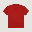 【Hang Ten】男裝-經典純棉素色短袖POLO衫(紅)