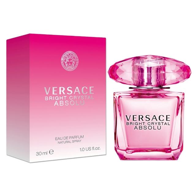 【VERSACE 凡賽斯】Bright Crystal Absolu 絕對香戀水晶女性淡香精30ml(平行輸入)