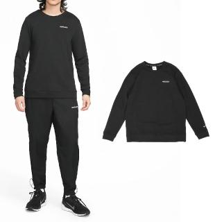 【NIKE 耐吉】長袖 Dri-FIT Track Club 男款 黑 紅 速乾 毛圈布 大學T 長袖上衣(FB5510-010)