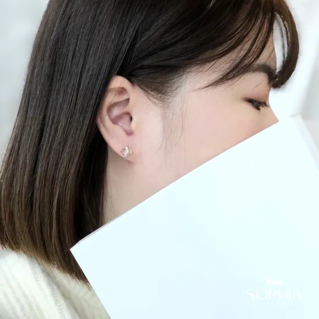 【蘇菲亞珠寶】18K金 奧拉 鑽石耳環
