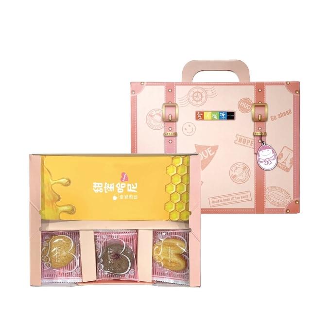 【愛不囉嗦】甜蜜馨意蜂蜜禮盒553g/盒(公益/餅乾/蛋糕/禮盒/送禮/愛心)