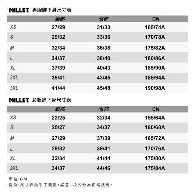 【Millet】Millet 登山 男 WANAKA STRETCH PANT III M 長褲 黑(MIV10109N0247)