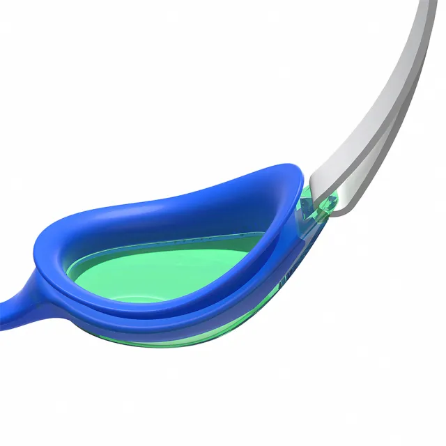 【SPEEDO】兒童運動泳鏡 Hyper Flyer(藍/翡翠綠)