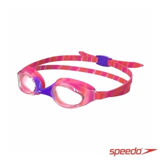 【SPEEDO】兒童運動泳鏡 Hyper Flyer(粉紫)