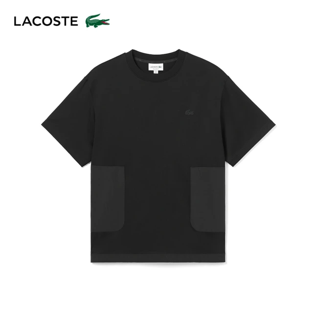 LACOSTE 中性款-經典版型棉質網眼布短袖Polo衫(石