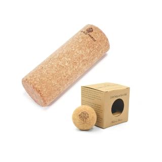 【Fun Sport】Approach yoga-足底筋膜王軟木短滾棒+45mm軟木球
