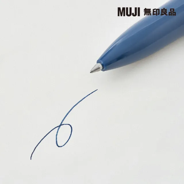 【MUJI 無印良品】口袋筆/0.5mm.藍黑