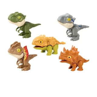 【FJ】5入組-網紅爆款咬指小恐龍/恐龍玩具(顏色款式隨機出貨)
