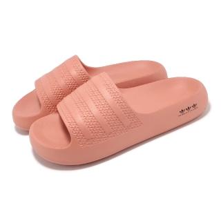 【adidas 愛迪達】拖鞋 Adilette Ayoon W 女鞋 橘 一體式 厚底 涼拖鞋 愛迪達(IE5622)
