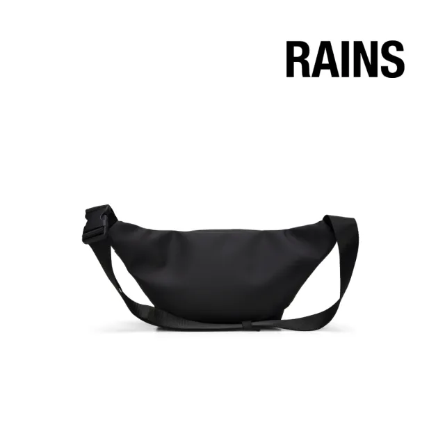 【RAINS官方直營】Bum Bag 防水時尚簡約腰包(Black 經典黑)