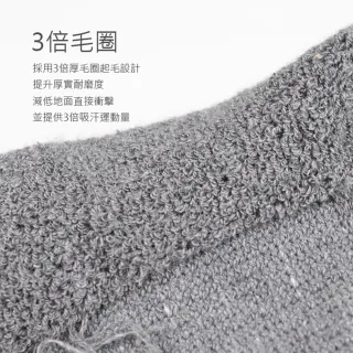 【Waken】純棉超厚毛巾底短筒運動襪(素色襪子/3倍厚棉毛巾襪/短襪/氣墊襪/男襪 女襪/吸汗防臭/台灣製)
