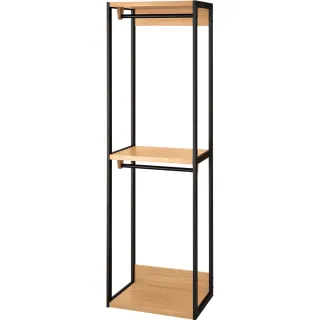 【NITORI 宜得利家居】◎開放式衣櫥 衣櫃 ATEN 60WR LBR(開放式衣櫥 衣櫃 衣櫥 ATEN)