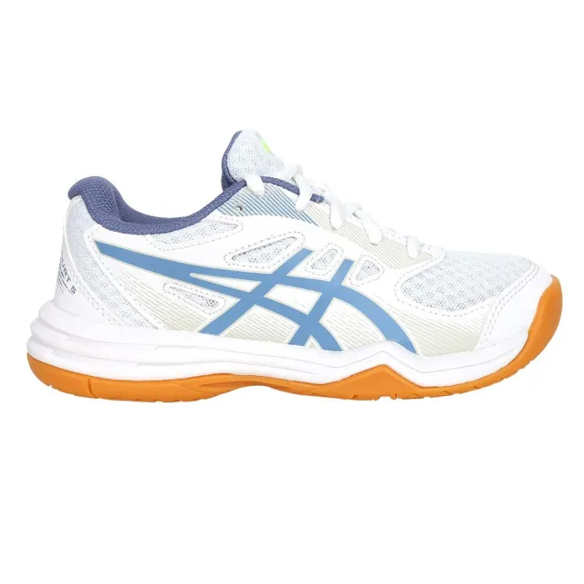 【asics 亞瑟士】19-22CM_UPCOURT 5 GS 男女中童排羽球鞋-排球 羽球(1074A039-105)