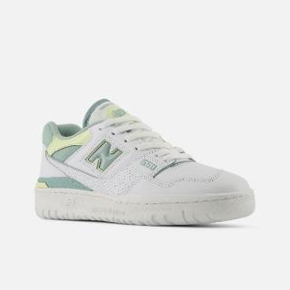 【NEW BALANCE】休閒鞋 550 女鞋 白 沼澤綠 小白鞋 復古 NB 紐巴倫(BBW550EB-B)