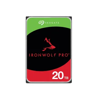 【SEAGATE 希捷】IronWolf Pro 20TB 3.5吋 7200轉 256MB NAS內接硬碟(ST20000NT001)