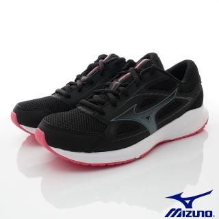 【MIZUNO 美津濃】休閒慢跑鞋(K1GA240121-黑紅-23-25cm)
