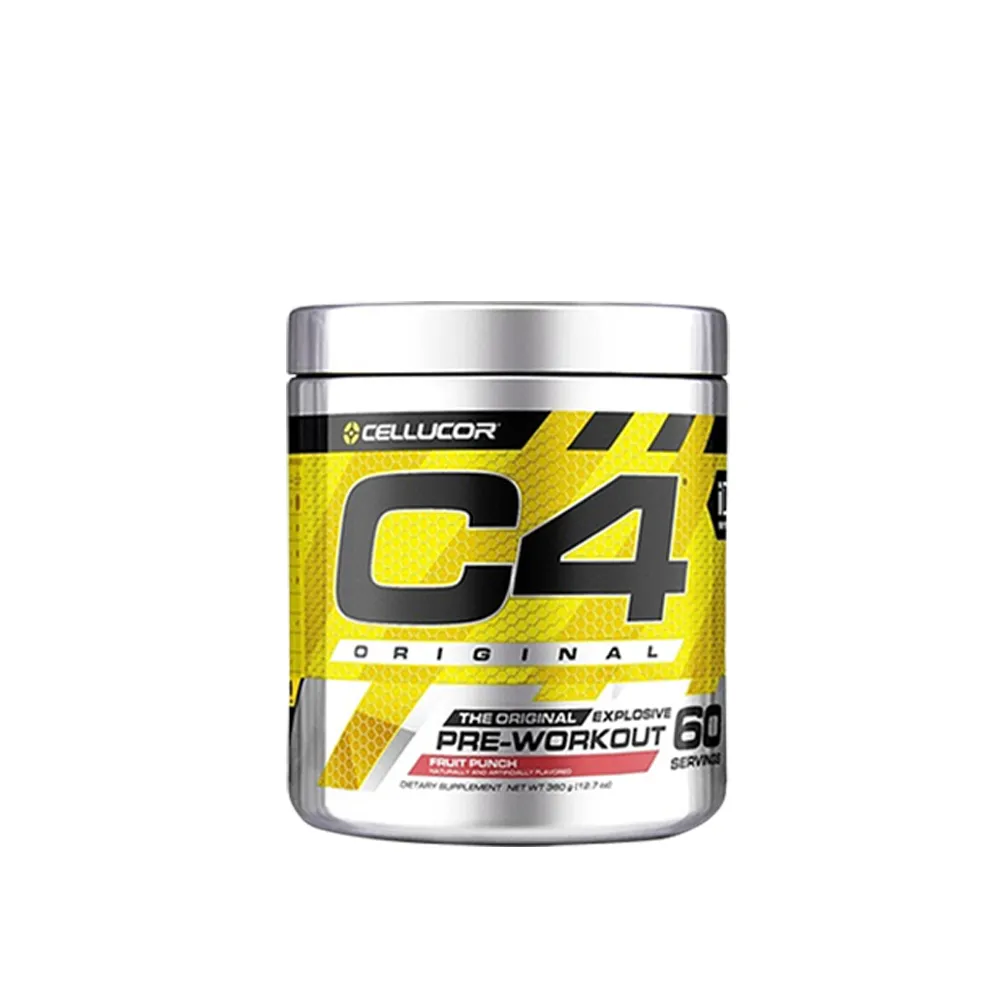 【LAC 利維喜】Cellucor C4運前肌酸粉末-綜合水果口味x1罐組(390克/精胺酸/重訓黑魔法/C4)