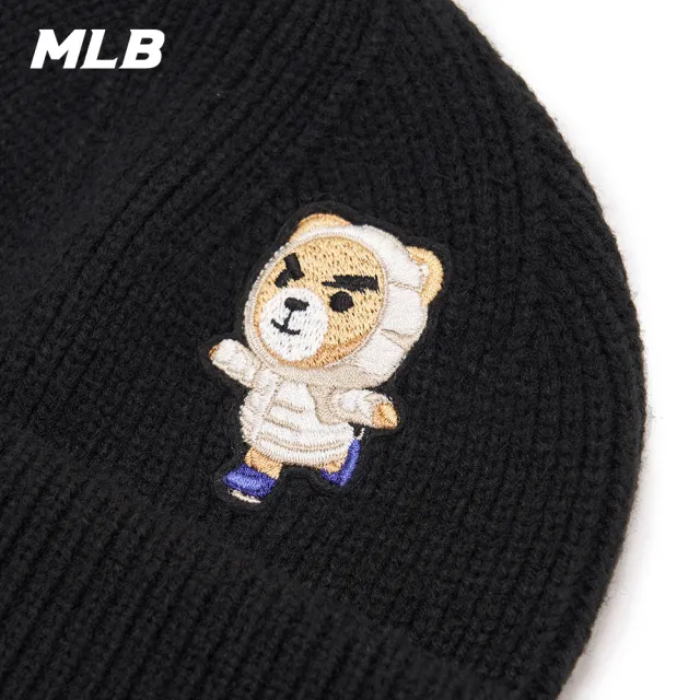 【MLB】針織毛帽 Mega Bear系列 紐約洋基隊(3ABNM0436-50BKS)