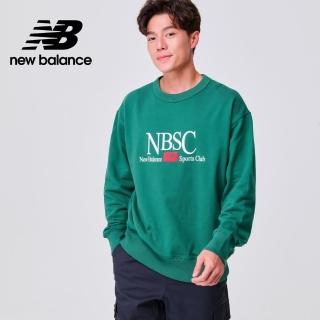 【NEW BALANCE】NB NBSC休閒長袖上衣 男裝 綠色 AMT31556TFN(亞版 版型正常)