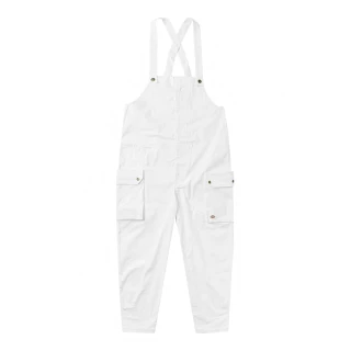 【Dickies】男款白色雙口袋設計版型吊帶褲｜DK010907C4D