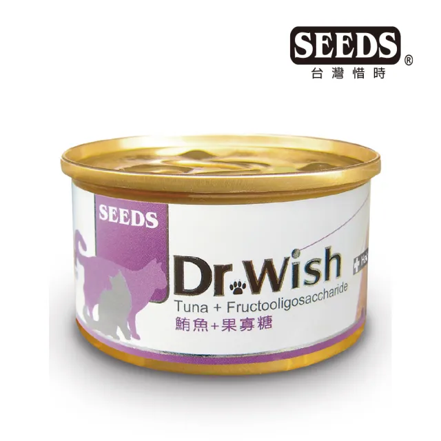 【Seeds 聖萊西】Dr. wish 愛貓機能餐罐85g*24罐(惜時/貓罐/成貓/副食)