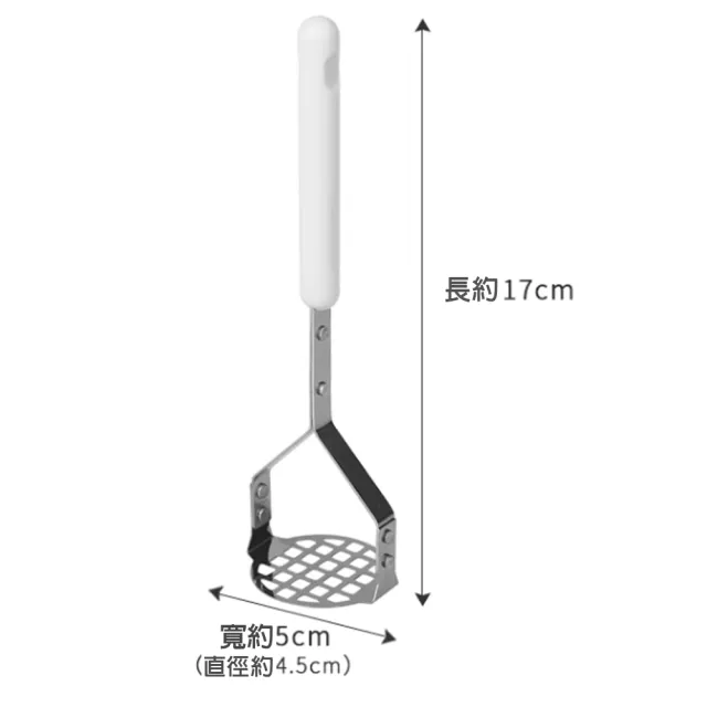 【樂邁家居】日本 不銹鋼壓泥器(廚房小工具 質感廚房工具)