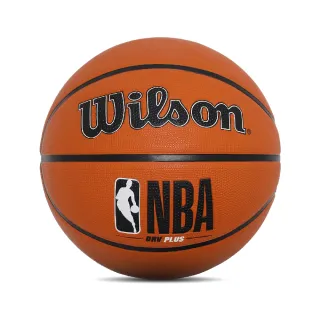 【WILSON】NBA DRV Plus NO.7 橘 橡膠 室外 籃球 耐磨 深溝紋 標準7號球(WTB9200XB07)