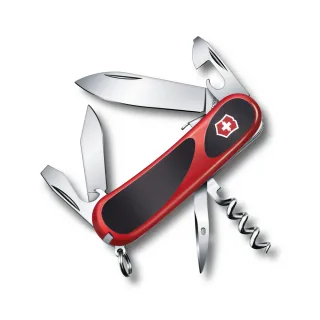 【VICTORINOX 瑞士維氏】瑞士刀 12用/85mm/紅黑(2.3603.SC)