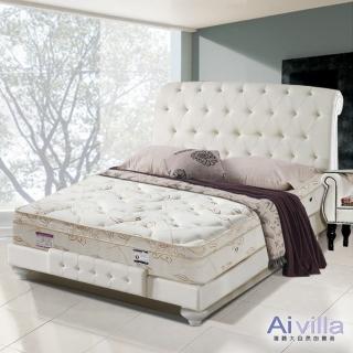 【Ai-villa】六星級舒柔布記憶膠三線獨立筒床墊(雙人)