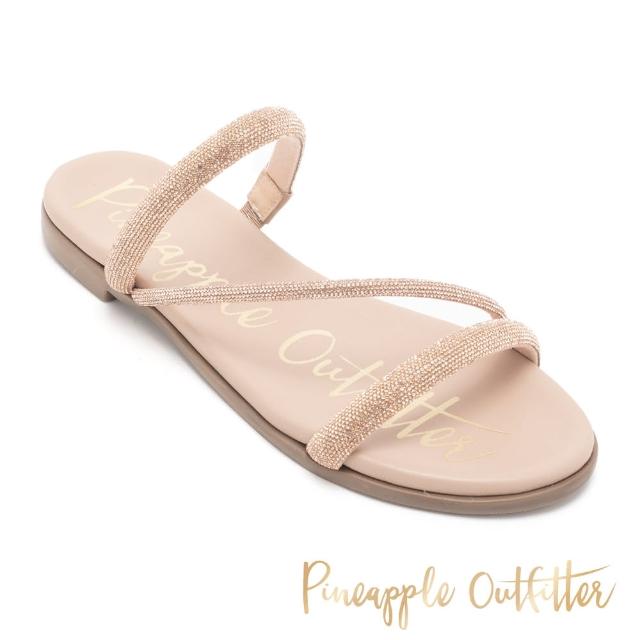 【Pineapple Outfitter】RADU 細鑽繞帶拖鞋(粉色)