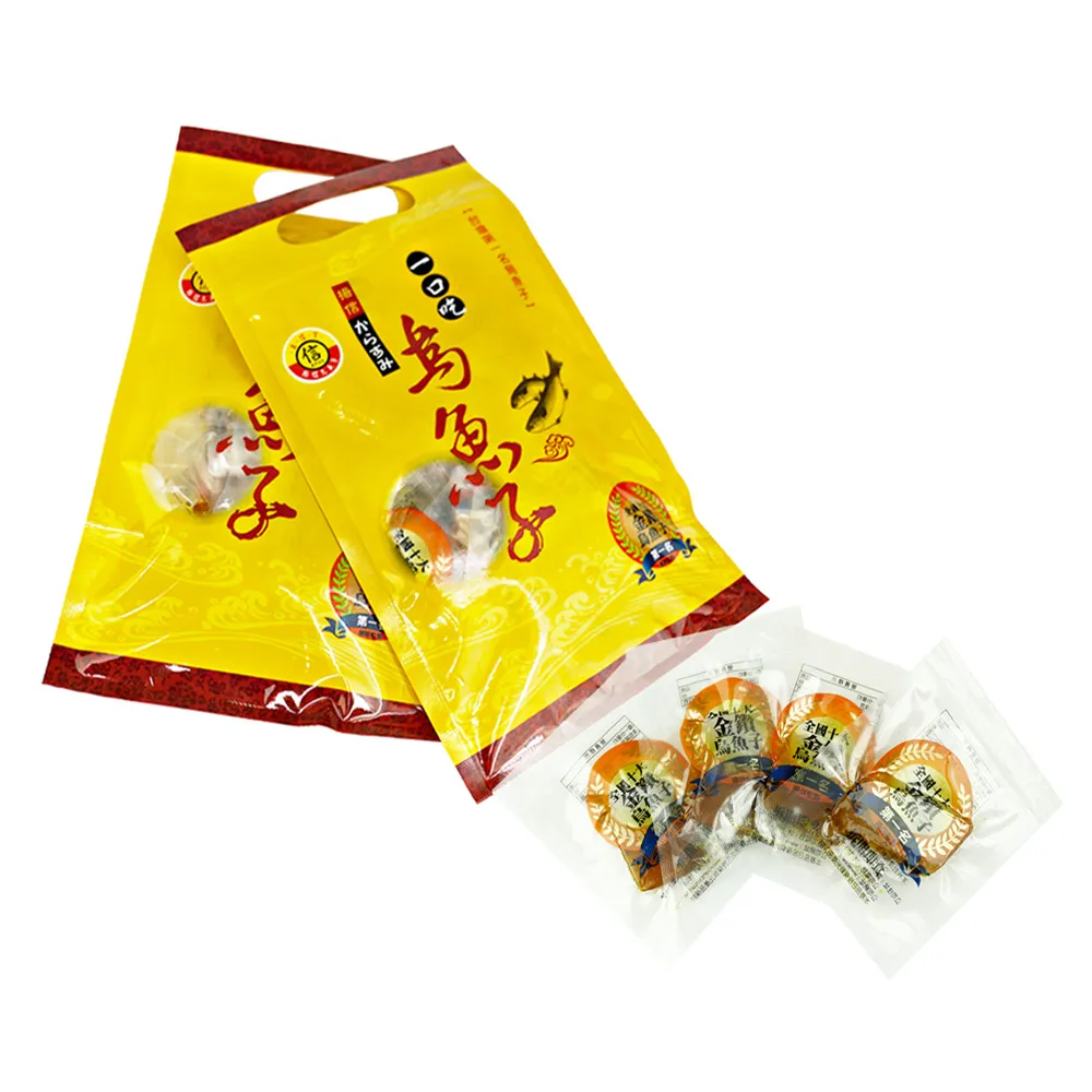 【揚信】60g*2袋 一口吃 第一名王信丁頂級金鑽烏魚子 燒烤即食包(高檔零嘴 春節宴客首選)