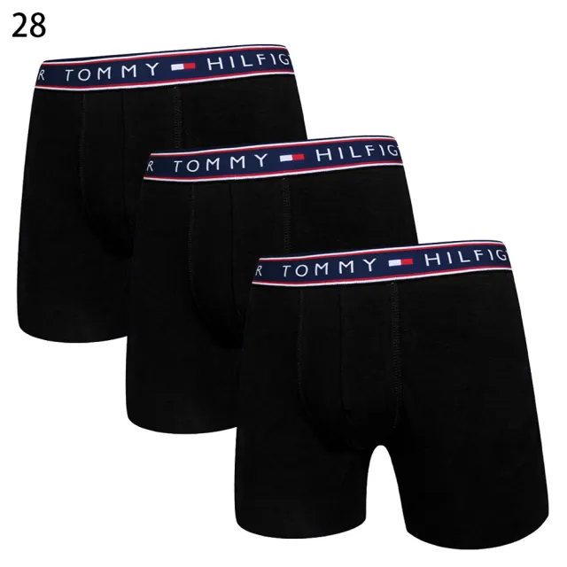 【Tommy Hilfiger】3入組 Cotton Stretch 男內褲 棉質彈性舒適 平口褲/四角褲/Tommy內褲(三款任選)