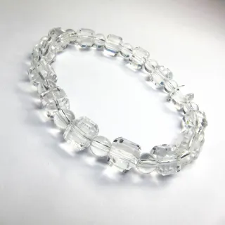 【小樂珠寶】高檔白水晶 手珠手鍊稀有大顆款KK08(圓珠款或造型款隨機出)