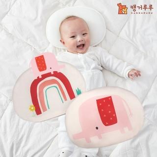 【Kangaruru】新生兒2.5護脊護頭嬰兒枕 4色可選(韓國 嬰兒枕枕頭兒童枕 總代理公司貨)