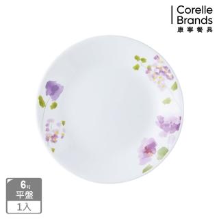 【CORELLE 康寧餐具】紫霧花彩6吋平盤(106)