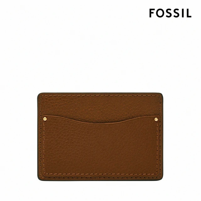 【FOSSIL 官方旗艦館】Anderson 真皮卡夾-咖啡色 ML4575210(禮盒組附鐵盒)