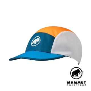 【Mammut 長毛象】Aenergy Light Cap 輕量遮陽鴨舌帽 深冰藍/深柑桔橘 #1191-01321