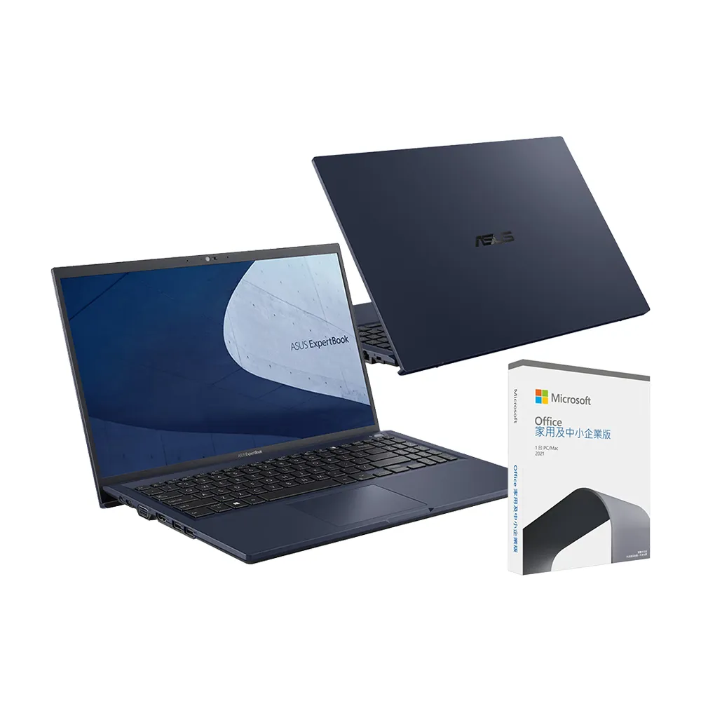 【ASUS 華碩】15.6吋i7輕薄商用筆電(B1502CVA/i7-1355U/32G/1T SSD/W11P/內含Office 2021企業版)