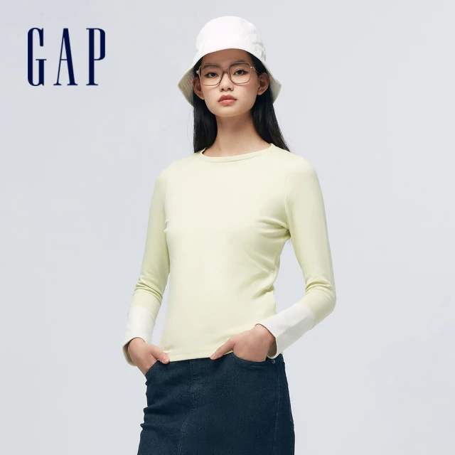 GAP 男裝 Logo純棉圓領短袖T恤-灰色(460846)