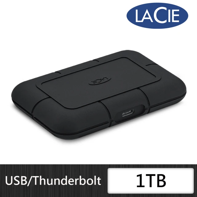 LaCie 萊斯 Rugged SSD Pro 1TB 2.5吋SSD可攜式行動硬碟(Type C / Thunderbolt)