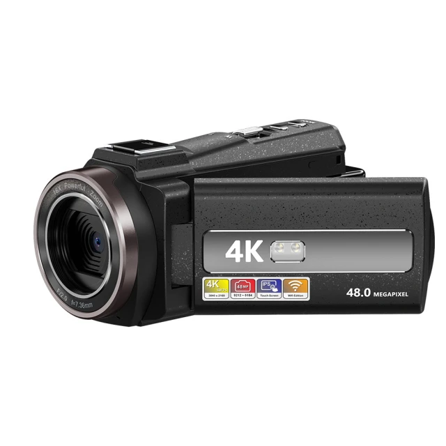 聚優 4k高清數碼攝像機(手持拍攝電子防抖數碼相機戶外運動dv攝像機)