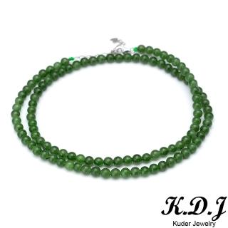 【K.D.J 圓融珠寶】福氣滿滿招財碧玉項鍊