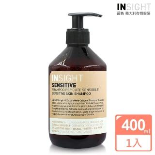 【INSIGHT茵色 義大利有機髮妍】敏感頭皮舒緩髮浴400ml(原廠公司貨-洗髮)