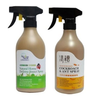 【Hinoki Life 清檜】統新天然防蚊空間噴霧500ml 瓶買就送(天然防蟑螂螞蟻噴劑500ml 瓶)