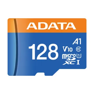 【ADATA 威剛】128GB microSDXC TF UHS-I U1 A1 V10 記憶卡