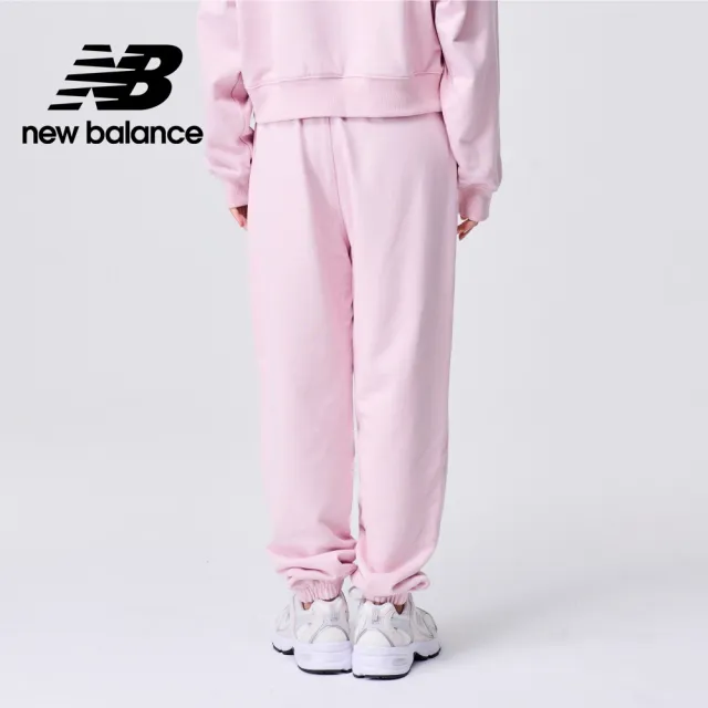 【NEW BALANCE】NB 鬆緊縮口棉長褲_女裝_粉色_AWP31503SOI(亞版 版型正常)