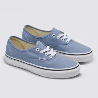 【VANS 官方旗艦】Authentic 男女款灰藍色滑板鞋