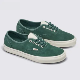 【VANS 官方旗艦】Authentic 男女款綠色滑板鞋
