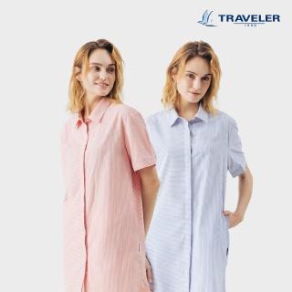 【TRAVELER 旅行者】24SS女款涼感吸排抗UV襯衫 241TR716(涼感/消臭/吸濕排汗/抗UV/襯衫)