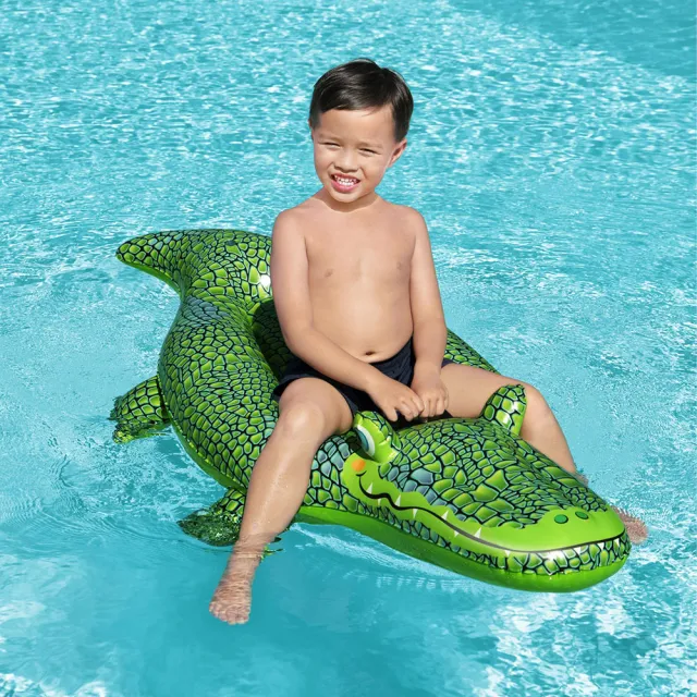 【BESTWAY】胖胖小鱷魚兒童坐騎(泳圈 坐圈)